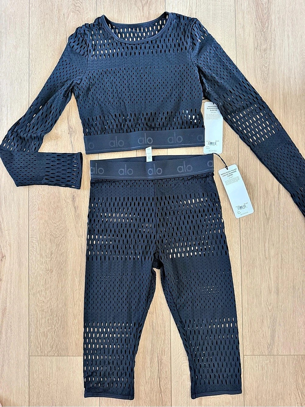 Alo Mesh Haute Summer Set NWT